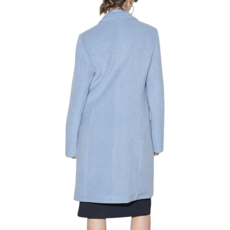 Cappotto donna corto monopetto sfiancato