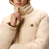 Piumino donna bouclé con tasche