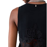 Jeans donna flare con castoni gioiello