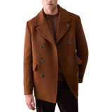 Cappotto uomo caban in lana e cashmere