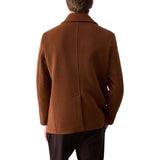 Cappotto uomo caban in lana e cashmere