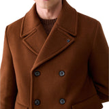 Cappotto uomo caban in lana e cashmere