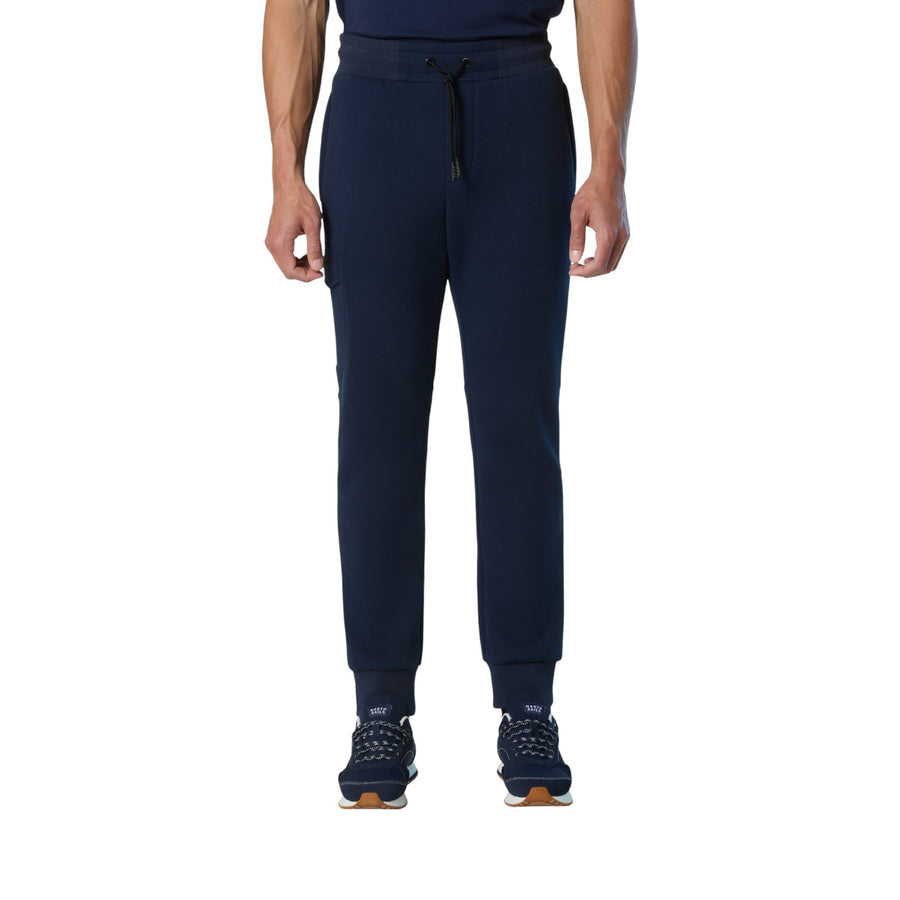 Pantaloni uomo cargo in piquet scuba