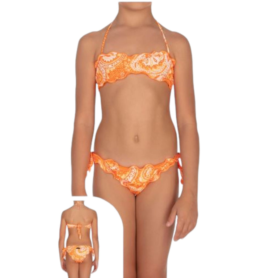 Bikini fascia con slip regolabile bimba