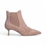 Stivaletto donna alla caviglia in suede