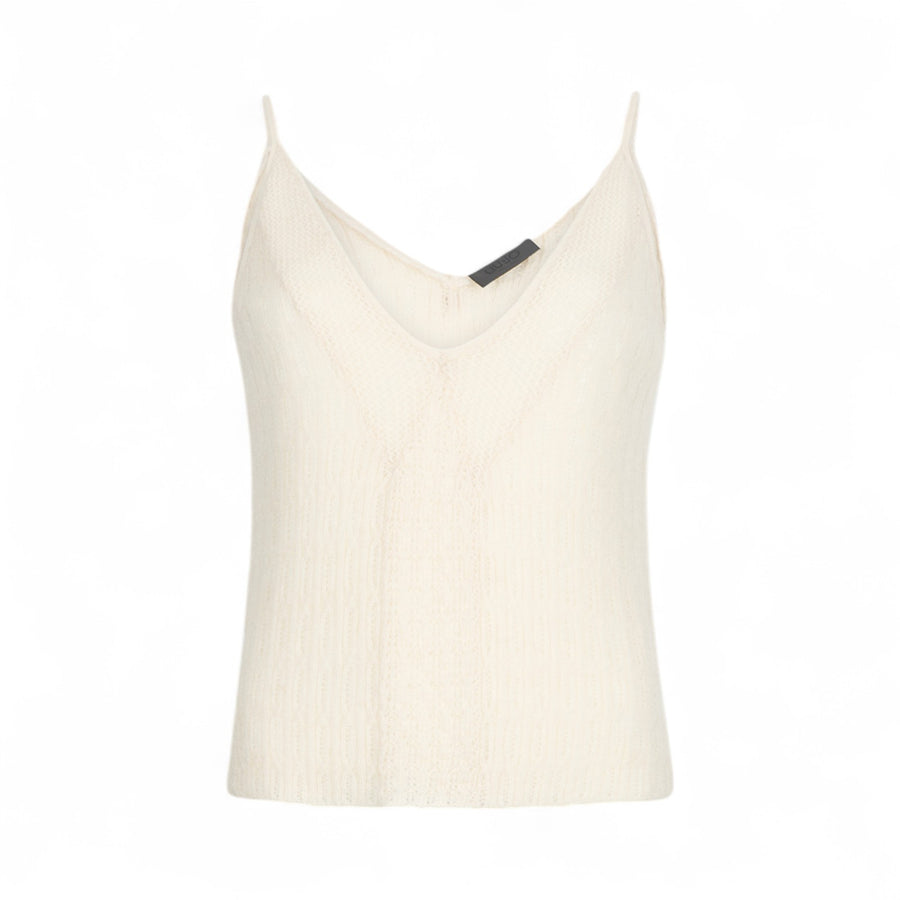 Top donna in lana e alpaca