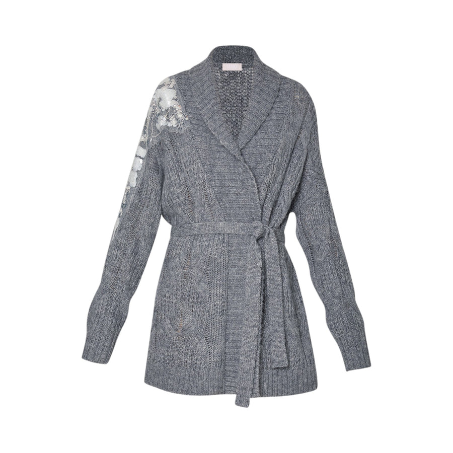 Cardigan donna con paillettes