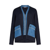 Cardigan donna con maxi tasche