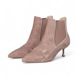 Stivaletto donna alla caviglia in suede