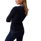 Cardigan donna con maxi tasche