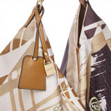 Borsa donna foulard media