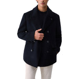 Cappotto uomo caban in lana e cashmere