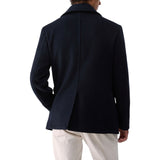 Cappotto uomo caban in lana e cashmere