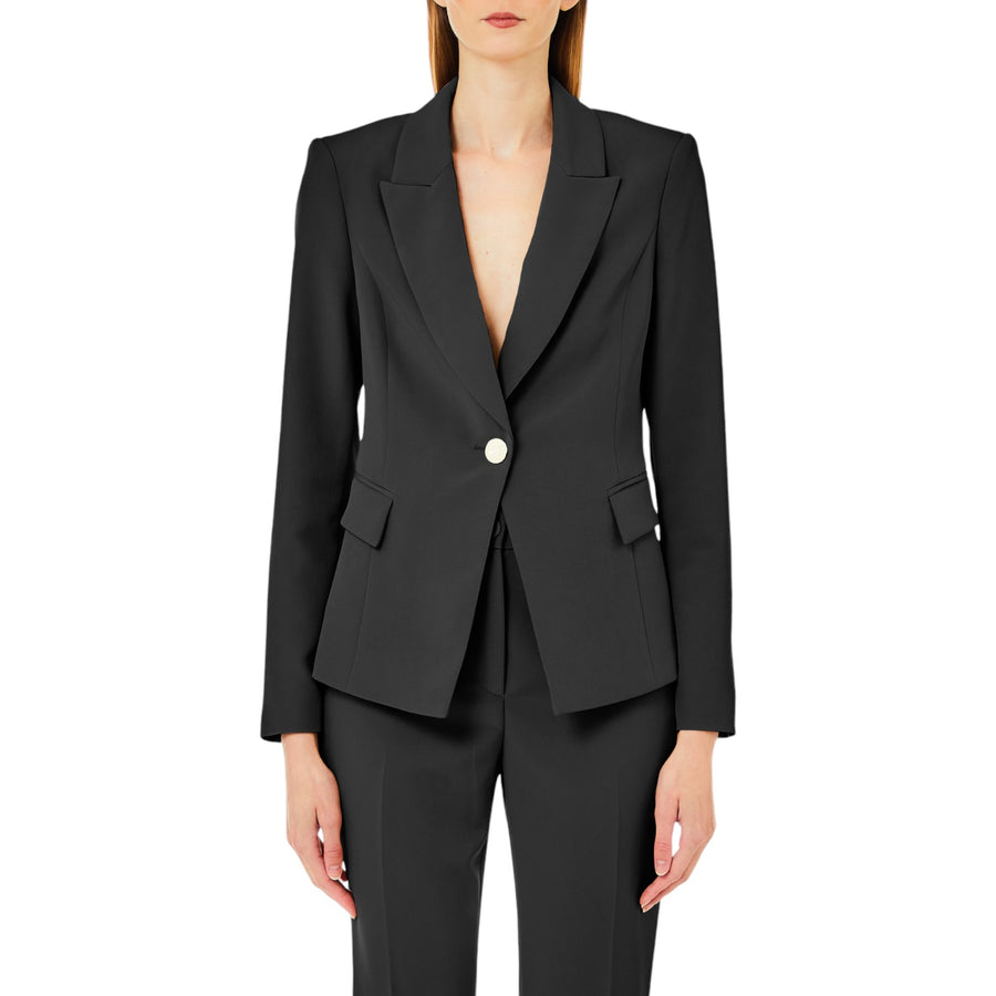 Blazer donna stretch monopetto