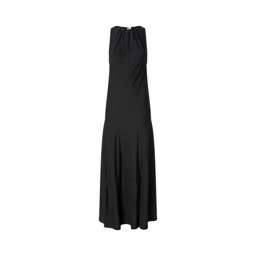 Abito donna lungo in viscosa jacquard