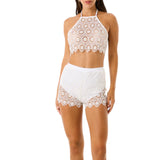 Top donna macramè