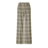 Pantaloni donna palazzo con cintura