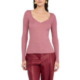 Maglia donna con scollo a V