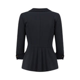 Giacca donna in doppio crêpe stretch
