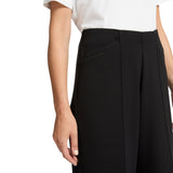 Pantaloni donna cropped in scuba leggero