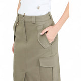 Gonna donna cargo in cotone