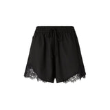 Shorts donna con inserti in pizzo