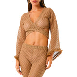Maglia donna annodata natural