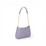 Borsa donna a spalla con dettaglio logo