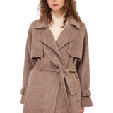 Trench donna con cintura