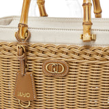 Borsa donna piccola in rafia