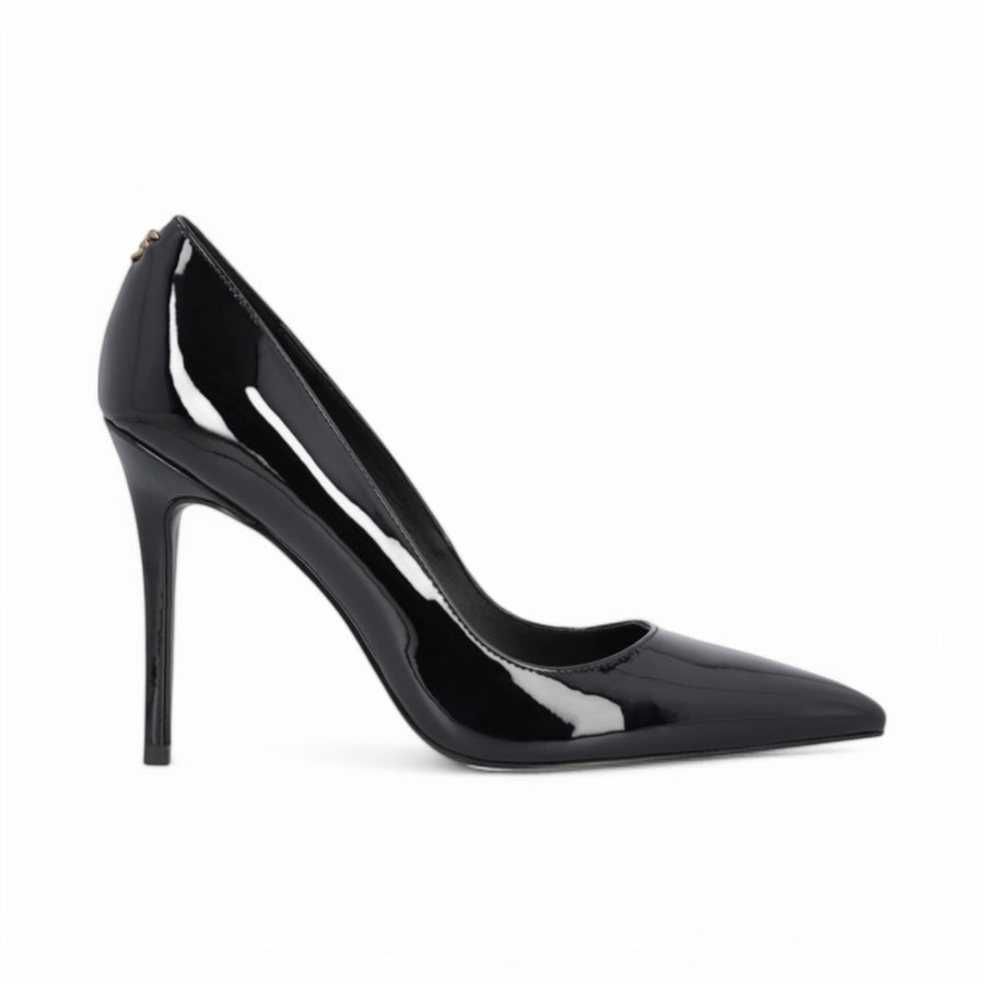 Scarpe donna décolleté lucide con tacco
