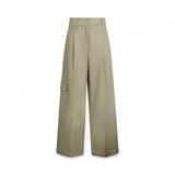 Pantaloni donna cargo in cotone