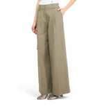 Pantaloni donna cargo in cotone