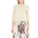 Cardigan donna con dettagli in pizzo