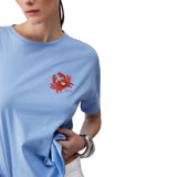 T-shirt donna con patch