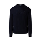 Maglione uomo girocollo a trecce