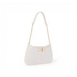 Borsa donna a spalla con dettaglio logo