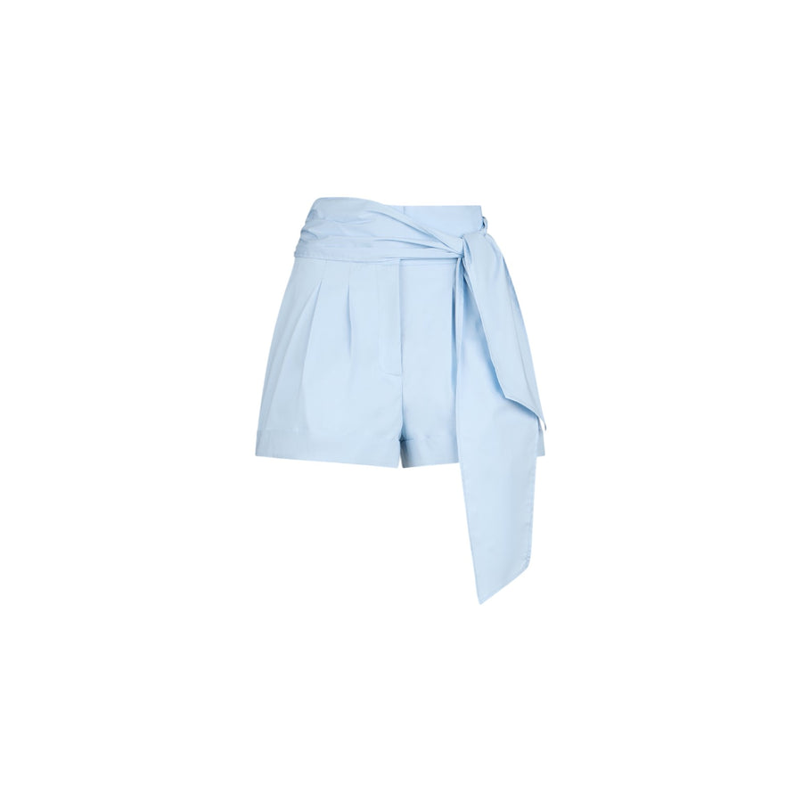 Shorts donna in popeline di cotone