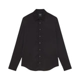 Camicia uomo tinta unita In twill di viscosa