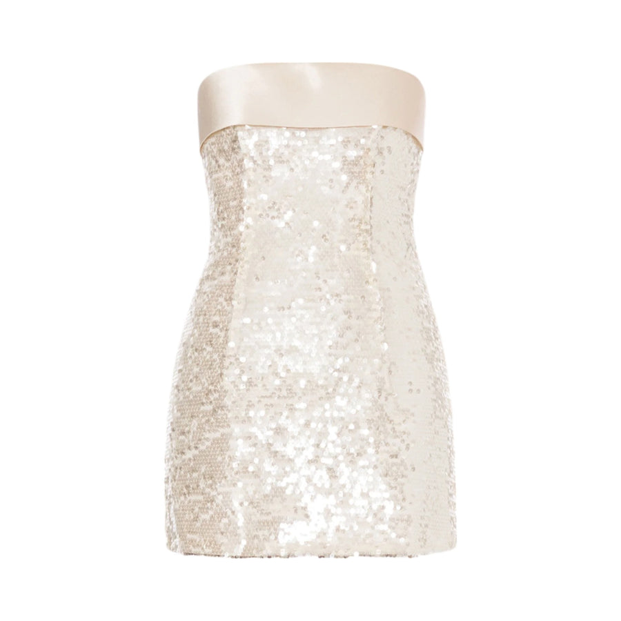 Minidress donna tubino in paillettes