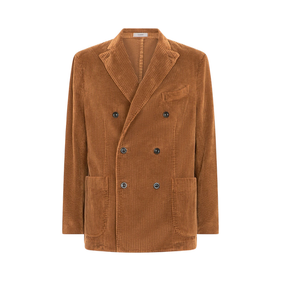 K-Jacket uomo doppiopetto in velluto a coste larghe