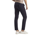 Pantaloni Chinos Uomo Slim-fit Goffrato QB24