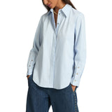 Camicia donna ampia in popeline