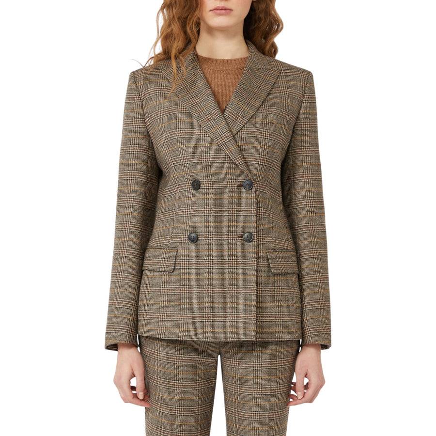 Blazer donna in batavia di lana