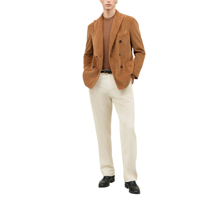 K-Jacket uomo doppiopetto in velluto a coste larghe