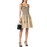Abito donna  donna  in maglia bicolore