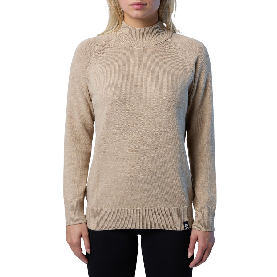 Maglione donna a collo alto in cashmere