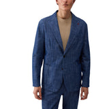 Giacca uomo in denim chambray