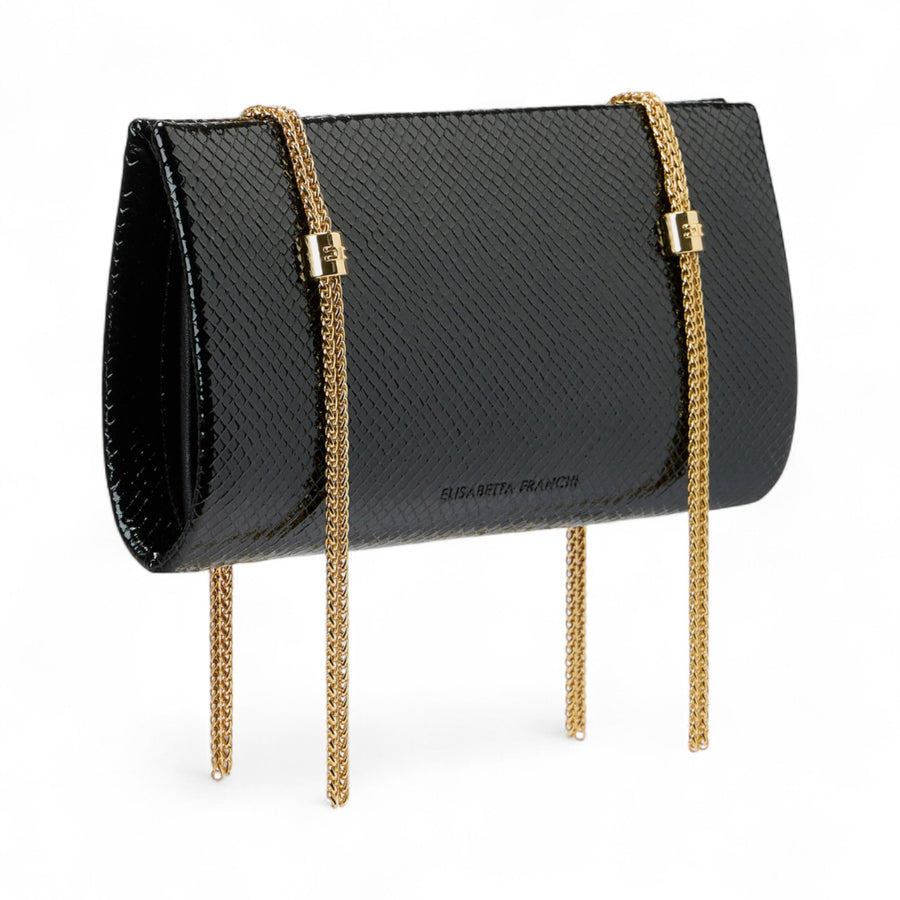 Borsa donna Ophidia a tracolla con texture pitone