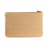 Pochette donna in rafia con logo Love Birds